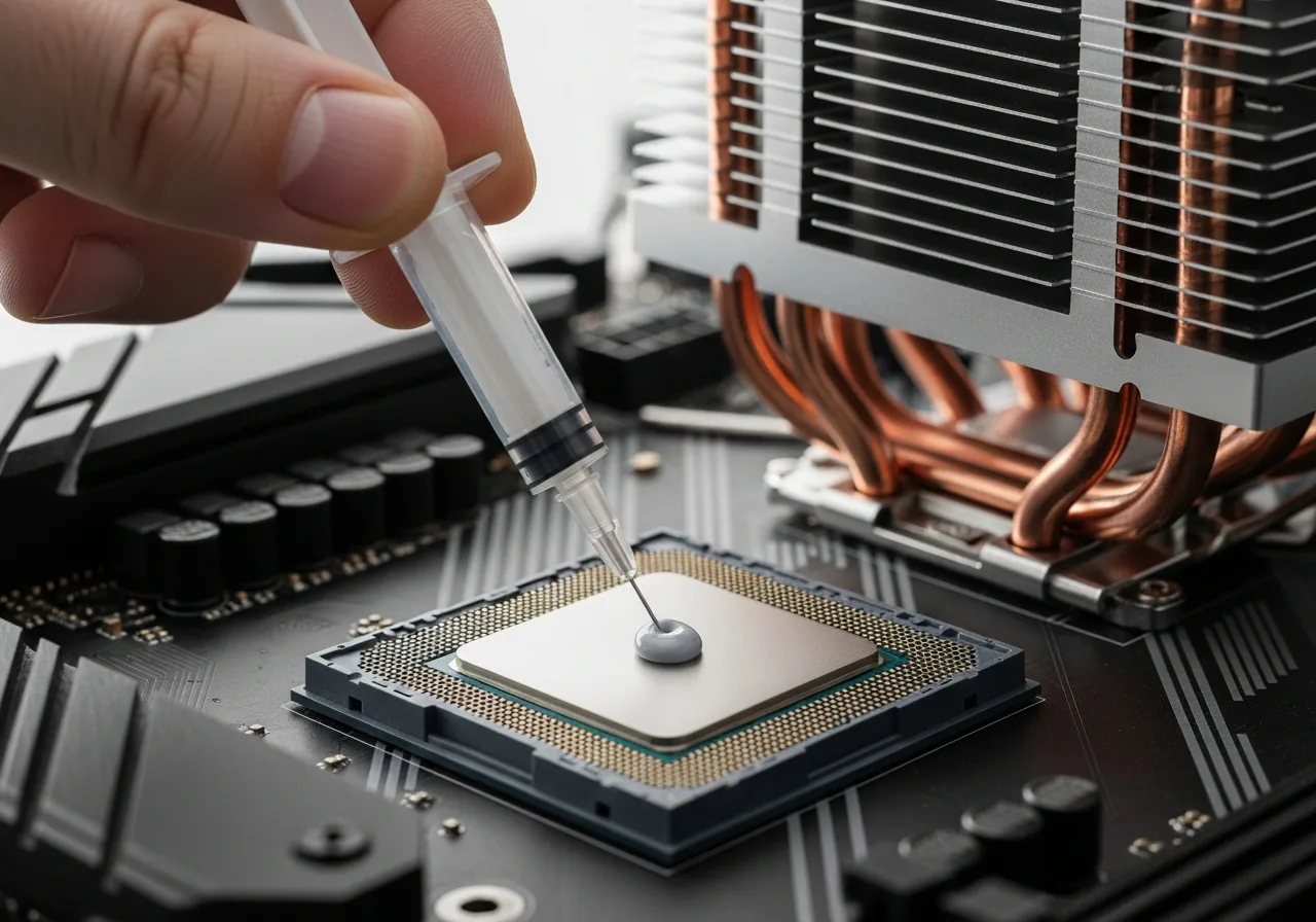 Reseat the heatsink with fresh paste