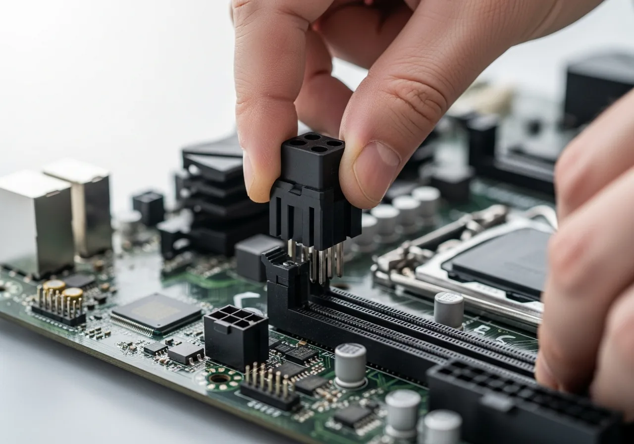 Reseat the processor power connector