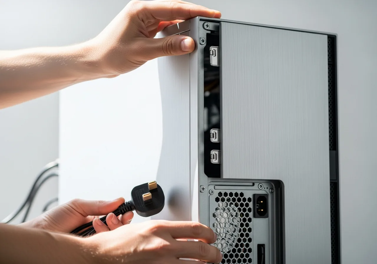 Reassemble and reconnect