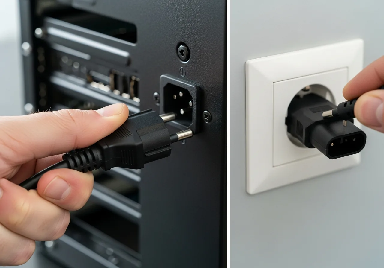 Test the outlet and cable