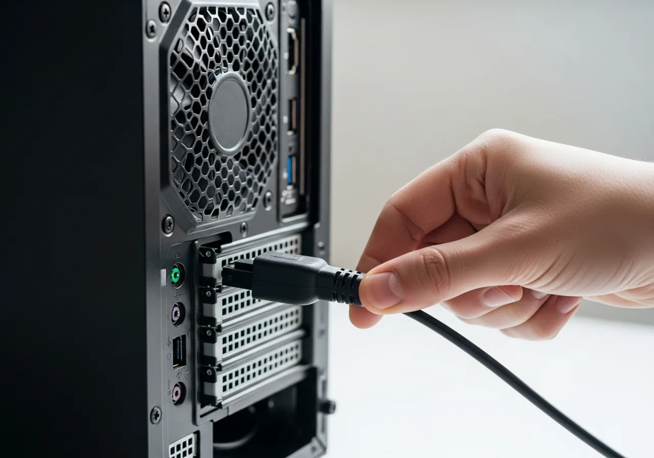 Unplug before opening the case