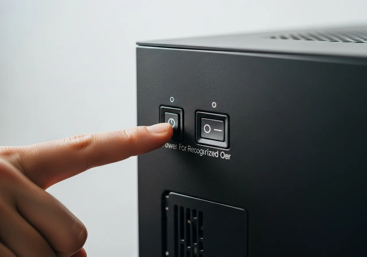 Confirm the drive is recognised