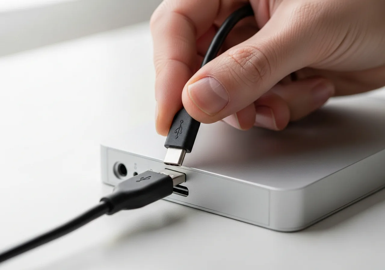 Connect to a full-power port