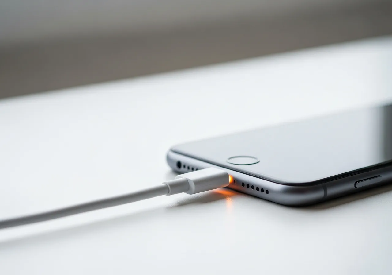 Charge without disturbing it