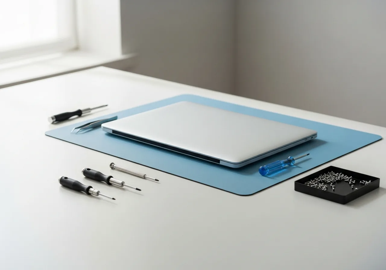 Set up a clean workspace