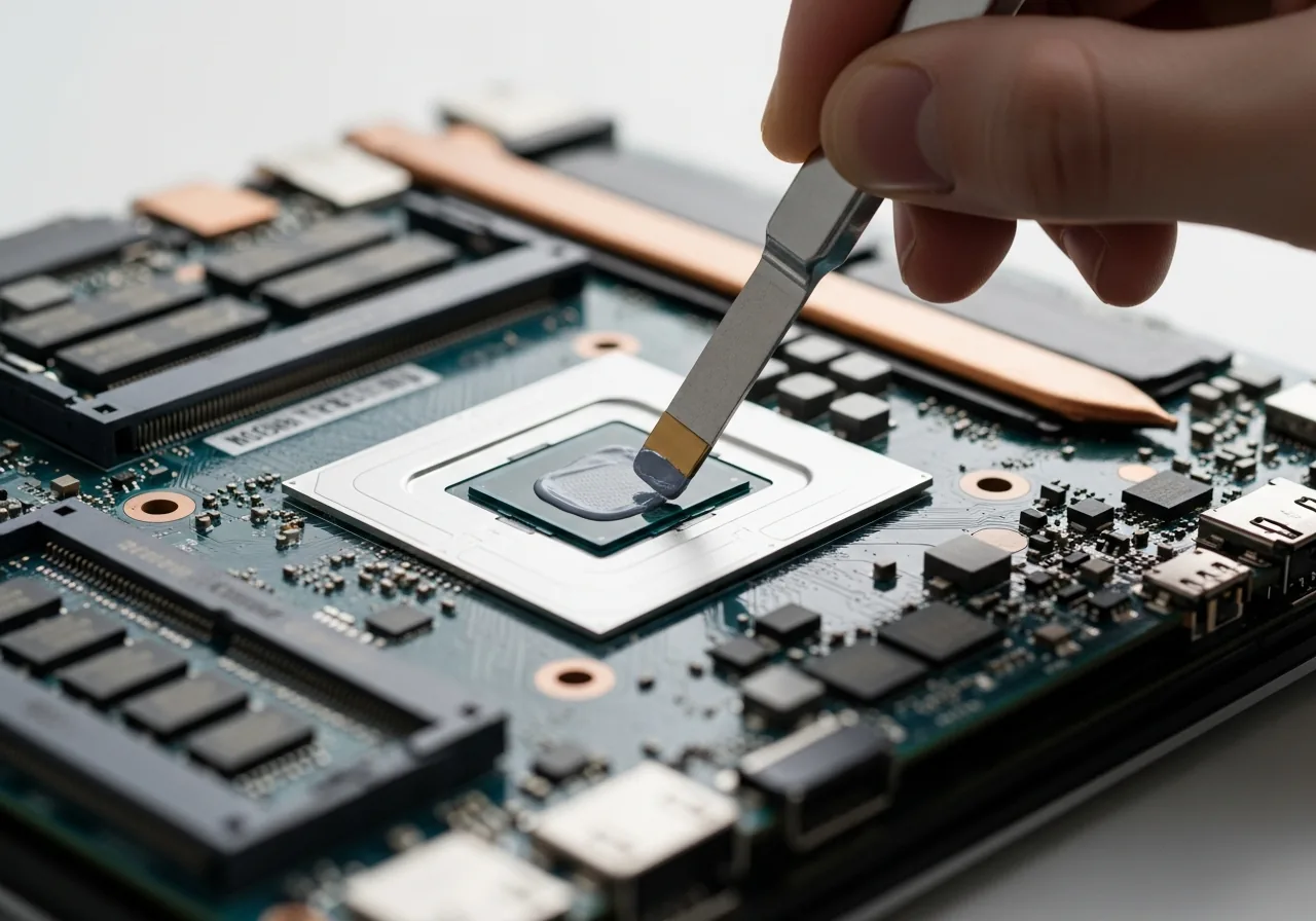 Refresh the thermal contact