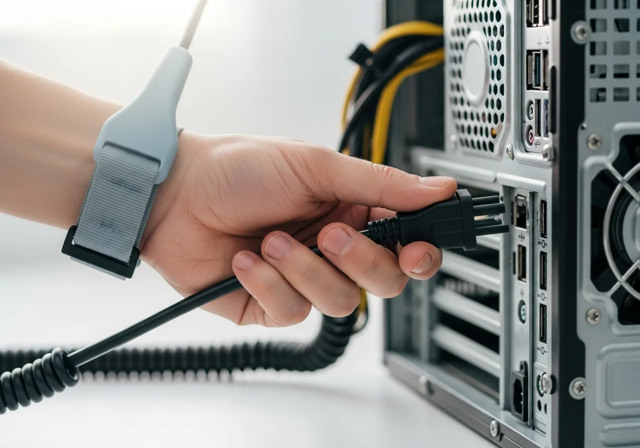 Power off and disconnect