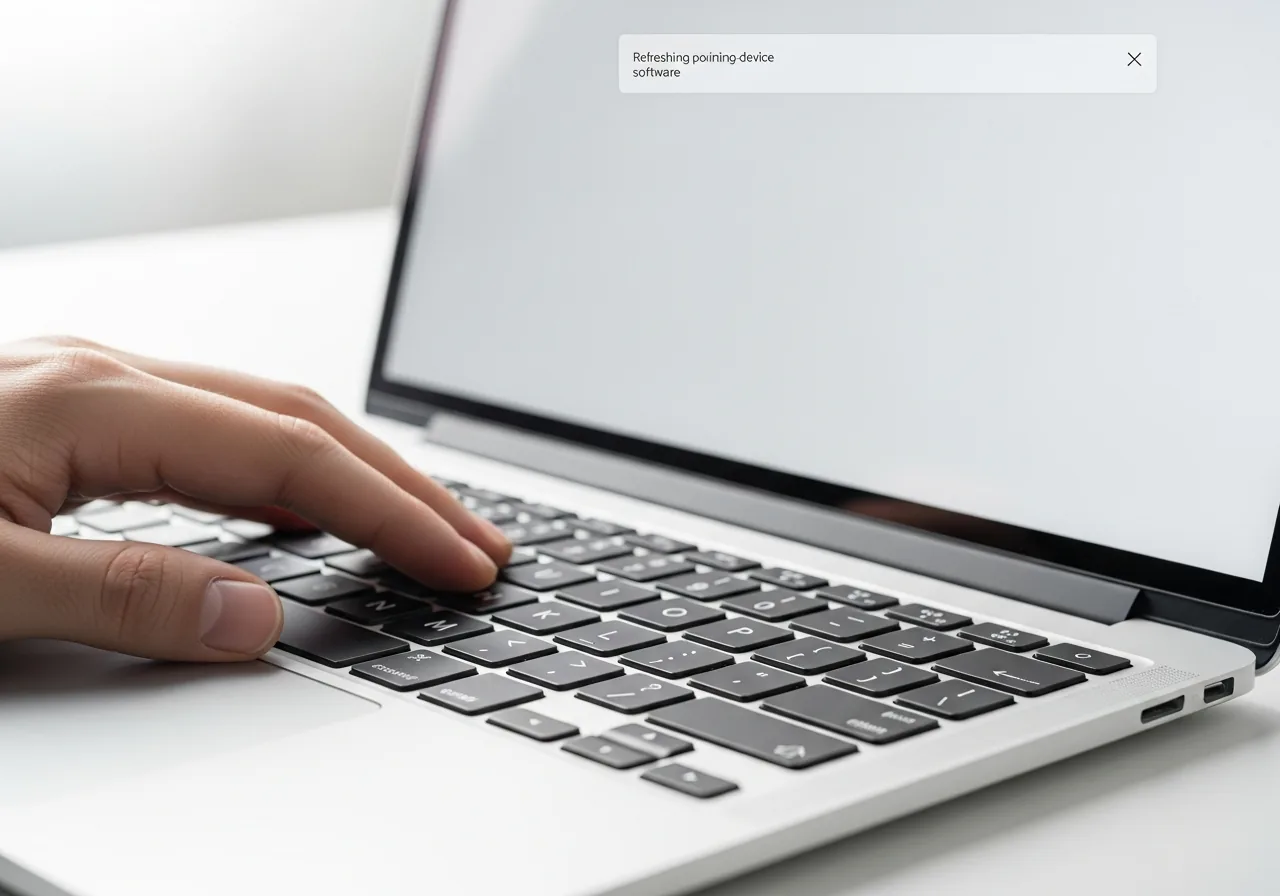 Refresh the pointing-device software