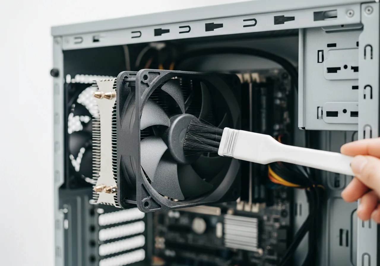 Clear dust and free airflow