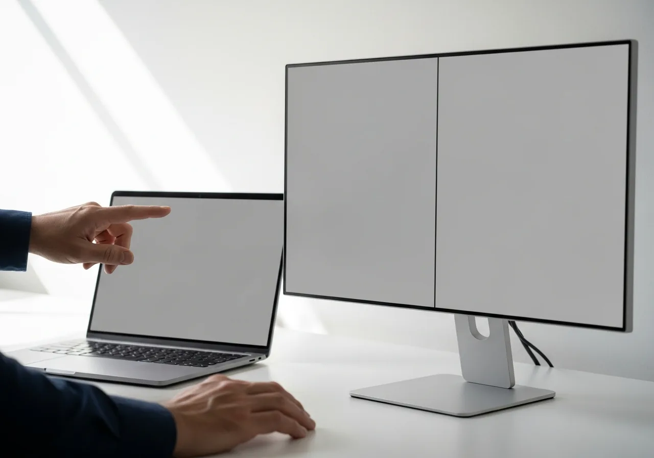 Compare an external screen
