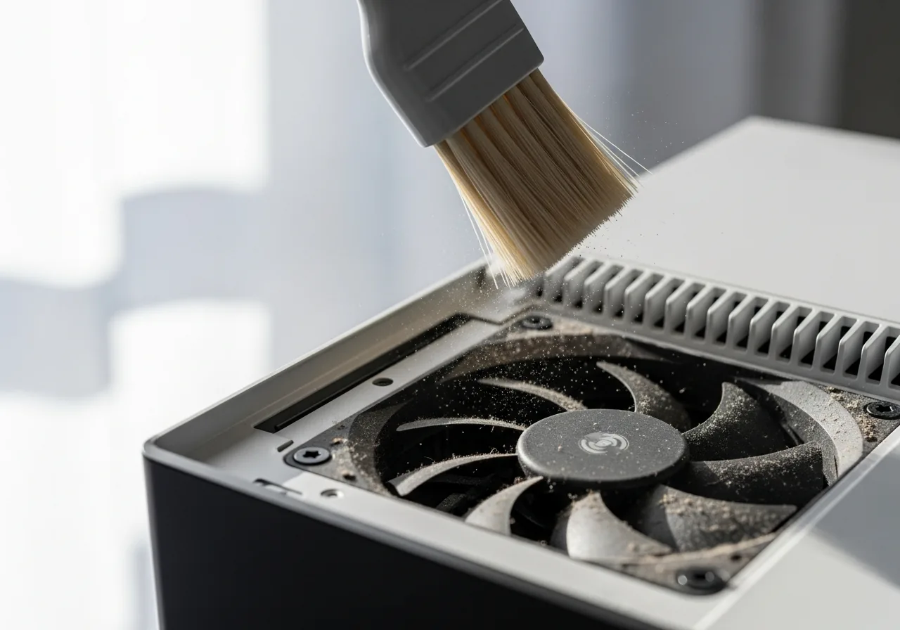 Clear blocked cooling paths