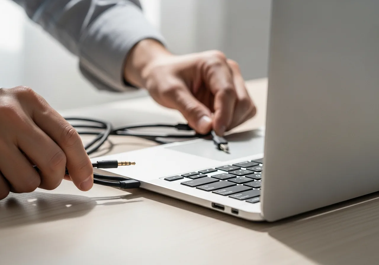 Disconnect external devices
