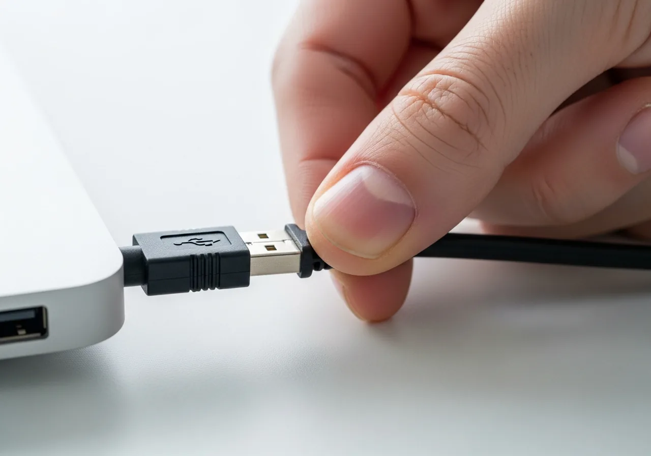 Swap in a known-good cable