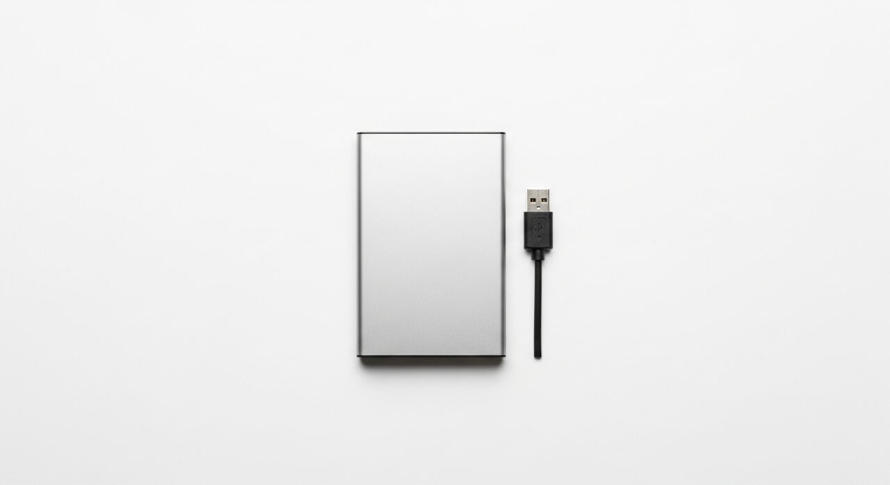 External Drive Mounts Then Drops